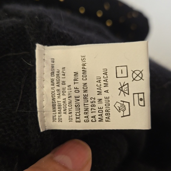 Vintage BRANA wool embellished sweater - Picture 4 of 5